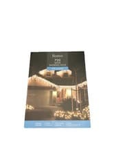 Image of snowing icicle lights by festive productions cool white 720 LEDs 18 m