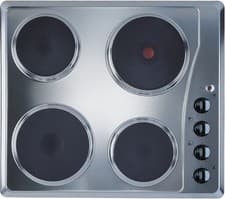 Image of Indesit TI60X 60cm Electric Solid Plate Hob Stainless Steel NEW