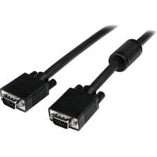 Image of Startech 2M Coax High Resolution Monitor Vga Video Cable Hd15 To Hd15 M/M Connec