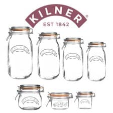 Image of Kilner Clip Top Round Preserving Jars for Airtight Food Storage, Pickles & Jam