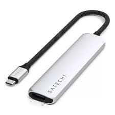 Image of Satechi ST-P6SS interface hub USB Type-C 10000 Mbit/s Silver