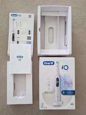 Image of Oral B iO Series 7 Electric Toothbrush White Alabaster Original Box ONLY.