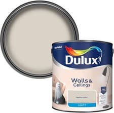 Image of Dulux Walls & Ceilings Matt Emulsion Paint - Egyptian Cotton - 2.5L