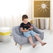 Image of Kids Sofa Children 2 Seater Armchair Toddler Couch Chair Bedroom Playroom
