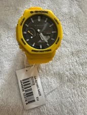 Image of Casio G-Shock GA-B2100 Yellow Casioak Solar Powered Radio Controlled Bluetooth