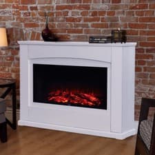 Image of 30/34" Remote Fireplace Set - Electric Inset Fire with Decorative Surround