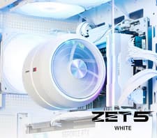 Image of Zalman ZET 5 BLACK/WHITE CPU Cooler Jet Engine-Inspired Cooling Design