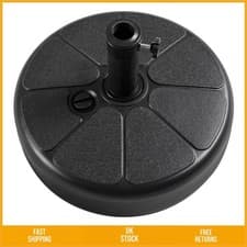 Image of Heavy Duty Fillable Garden Parasol Base Water Sand Umbrella Stand 38mm 48mm