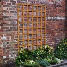 Image of Wooden Square Garden Trellis Forest Heavy Duty - 183 x 61/91/122cm - Pack of 4/5