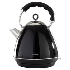 Image of Daewoo Kensington 1.7L 3KW Pyramid Kettle Black & Stainless Steel SDA1577GE