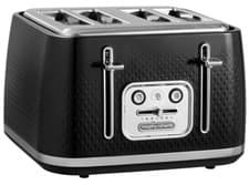 Image of Morphy Richards Toaster Verve 243010 4-Slice Toaster Black Stylish Toaster
