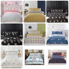 Image of Vibrant Patterns Duvet Cover Sets – Perfect Gift for Any Occasion! Double King