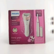 Image of Philips Satinelle BRP53500 Advanced Wet and Dry Epilator - White/Pink