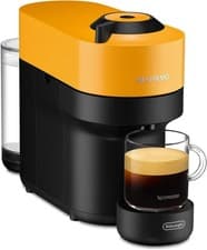 Image of De'Longhi ENV90.Y Nespresso Vertuo Pop Pod Coffee Machine 1350w Mango Yellow