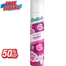 Image of Batiste Dry Shampoo in Blush 200ml, Floral & Flirty Fragrance, Spray to Refresh