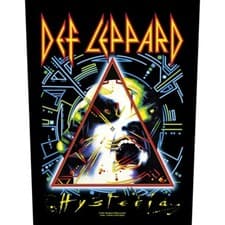 Image of DEF LEPPARD Back Patch: HYSTERIA: Official Licenced Merchandise leopard gift