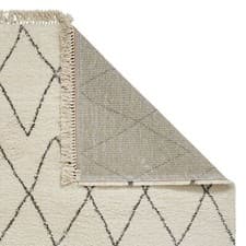 Image of Modern Boho 8280 Shaggy Moroccan Beni Ourain Style Living Room Rug