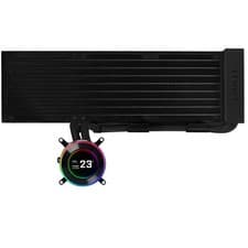 Image of Lian Li HYDROSHIFT II LCD-C 360 Fanless ARGB AIO Water Cooler - Black - B-Grade