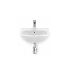 Image of Roca Nexo Wall Hung Basin 1 Tap hole White 450x365mm