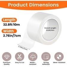 Image of Waterproof Seal Insulating Tape for Draft Draught Excluder – Windows Door Gaps