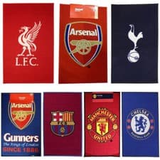 Image of FOOTBALL CLUB TEAM RUG LIVERPOOL, ARSENAL & MORE NEW OFFICIALLY LICENSED