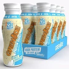 Image of GRENADE Carb Killa High 25g Protein Shake | Low Sugar White Chocolate 8 x 330ml