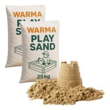 Image of 2 x 25kg Bag Warma Premium Grade Play Sand Childrens Kids Play Areas Sandpits