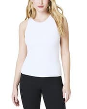 Image of Spanx® Smoothing Jersey Racerback Tank Top Women's White Xs