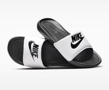 Image of Nike Victori One Slide Men's Slide CN9675 005 BLACK/BLACK-WHITE Free Shipping