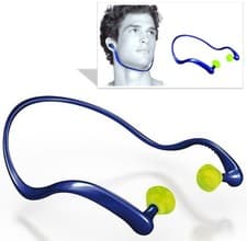 Image of 27db Banded EAR PLUGS Push in Ear Defenders Hearing Protectors Noise Reduction