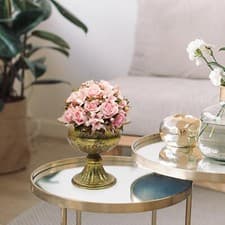 Image of Flower Pot Vase Planter Vintage Decorative Vase Delicate Planter for Tabletop