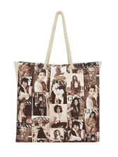 Image of Guess Iconic Canvas Tote Bag