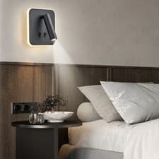 Image of 10W Wall LED Lamp Adjustable Reading Light Indoor Sconce Switch Lighting Bedside