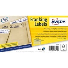 Image of Avery Franking Labels FL18 Special Format 155 x 40 mm Pack of 250 Sheets
