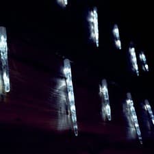 Image of 72 LED 6.9m 24 Indoor Outdoor Icicle Christmas Chaser Lights in Choice of Colour