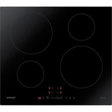 Image of Samsung NZ64H37070K 59cm 4 Burners Induction Hob Touch Control Black