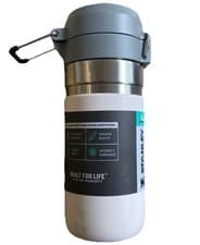 Image of Stanley Quick-Flip Water Bottle Drinking Push Button Lid 0.47L in Rose DENTED