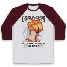 Image of Cordyceps Zombie Fungus Baseball Tee Will Blow Your Mind Last Zombie 3/4 Sleeve