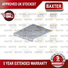 Image of Fits Ford Ka 2008-2016 Fiat 500 2007-2011 Panda 2003- Baxter Cabin Filter