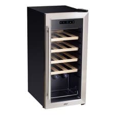 Image of Baridi 18 Bottle Wine Fridge & Cooler - Stainless Steel DH29
