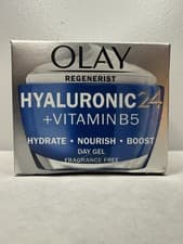 Image of Olay Hyaluronic 24 + Vitamin B5| Day Gel Cream | Fragrance Free | 50ml