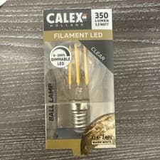 Image of Calex E14 LED Filament Bulb 3.5W 350lm Warm White Dimmable