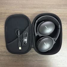 Image of Bose QuietComfort 35 QC35 Wireless Over-Ear Headphones Noise Cancelling - Black
