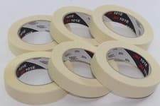 Image of 6 Rolls Of Scotch/3M 2120/ 101E Paper Masking Tape, 25mm x 50m *NEXT DAY*