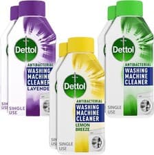 Image of Dettol Washing Machine Cleaner - 2 x Original & 2 x Lemon & 2 x Lavender 250ml