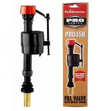 Image of Fluidmaster, Black PRO45B Fill Valve with Brass Shank