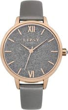 Image of New Ladies Lipsy London Rose Gold Glitter Dial Watch Crystal Crown LP615 Rp £50