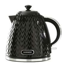Image of Daewoo Argyle 1.7L Electric Jug Kettle 3KW Fast Boil 360° Cordless Black