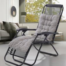 Image of 2-3-4 Seater Garden Bench Cushion Indoor Outdoor Furniture Sun Lounger Seat Pad