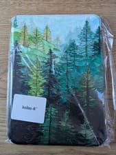 Image of Kobo Clara BW/Colour eReader Case Cover Emerald Green Forest Magnetic Close